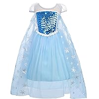 Dressy Daisy Girls Ice Princess Dress Up Costumes Halloween Christmas Fancy Party Dresses Size 2-10