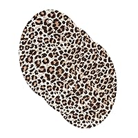 ALAZA Leopard Cheetah Print Animal Natural Sponges Kitchen Cellulose Sponge for Dishes Washing Bathroom and Household Cleaning, Non-Scratch & Eco Friendly, 3 Pack