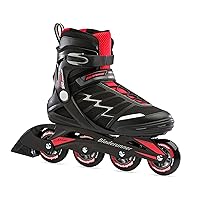 Bladerunner by Rollerblade Advantage Pro XT Men's Adult Fitness Inline Skate, Black and Red, Inline Skates , 9
