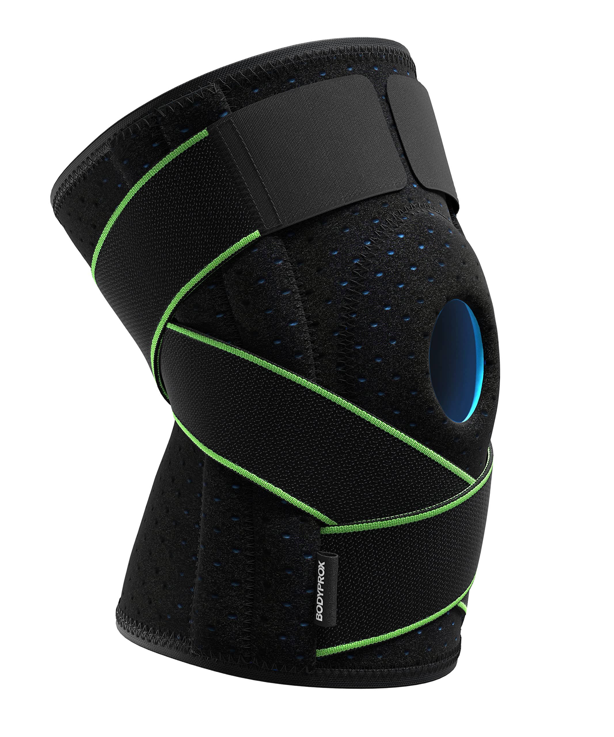 Bodyprox Knee Brace with Side Stabilizers & Patella Gel Pads for Knee Support (Extra Large)