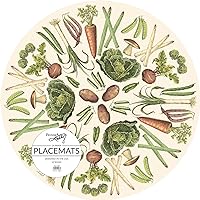 Primitives by Kathy Garden Veggies Single Use Tear Off Paper Table Placemats