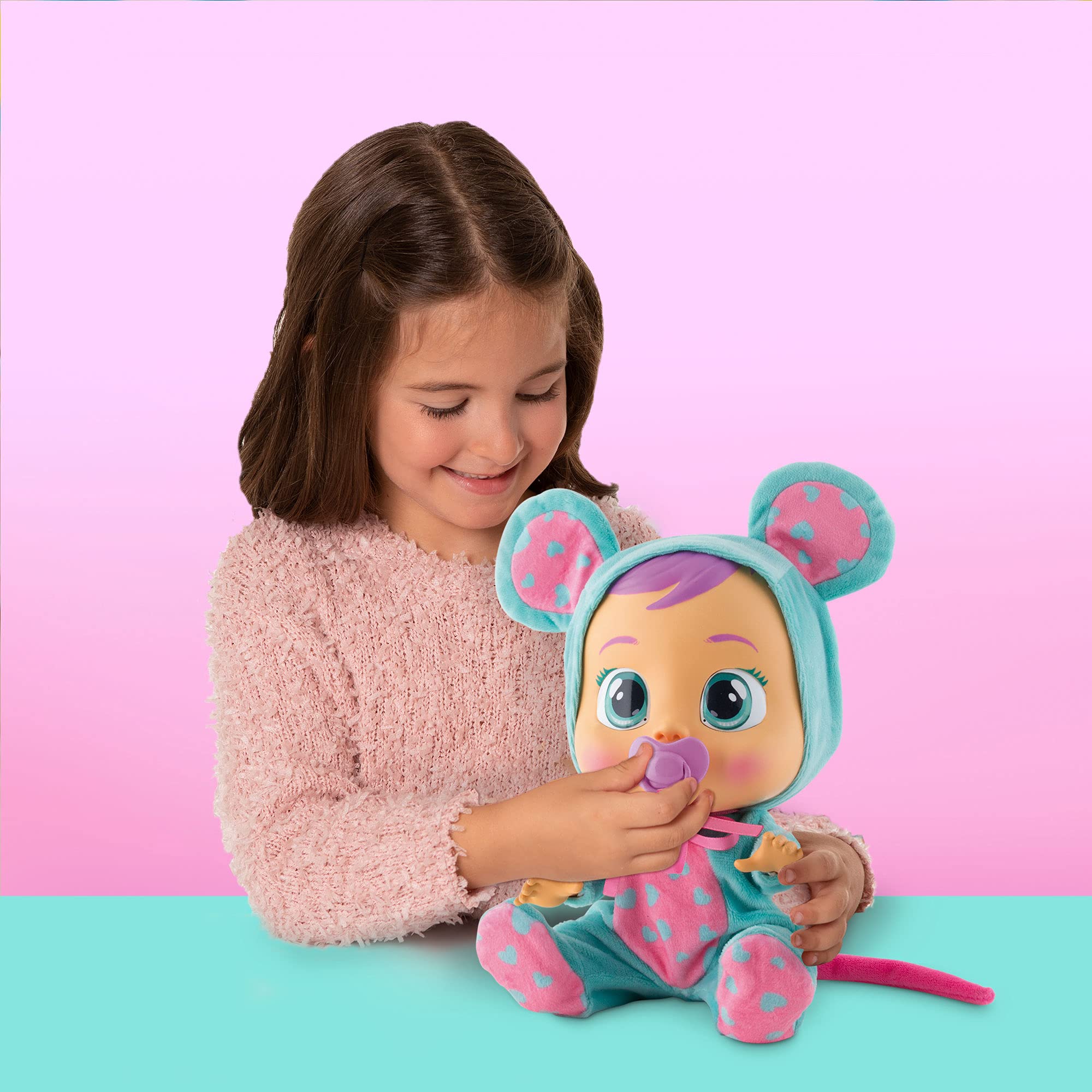 Cry Babies Lala The Mouse, Baby Doll, Multi-Coloured