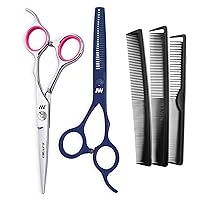 JW Shears & Thinner Combo R Series - Barber & Hair Cutting Scissors