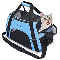 Airline Approved Pet Carrier,Soft-Sided Pet Travel Carrier for Cats Dogs Puppy Comfort Portable Foldable Pet Bag