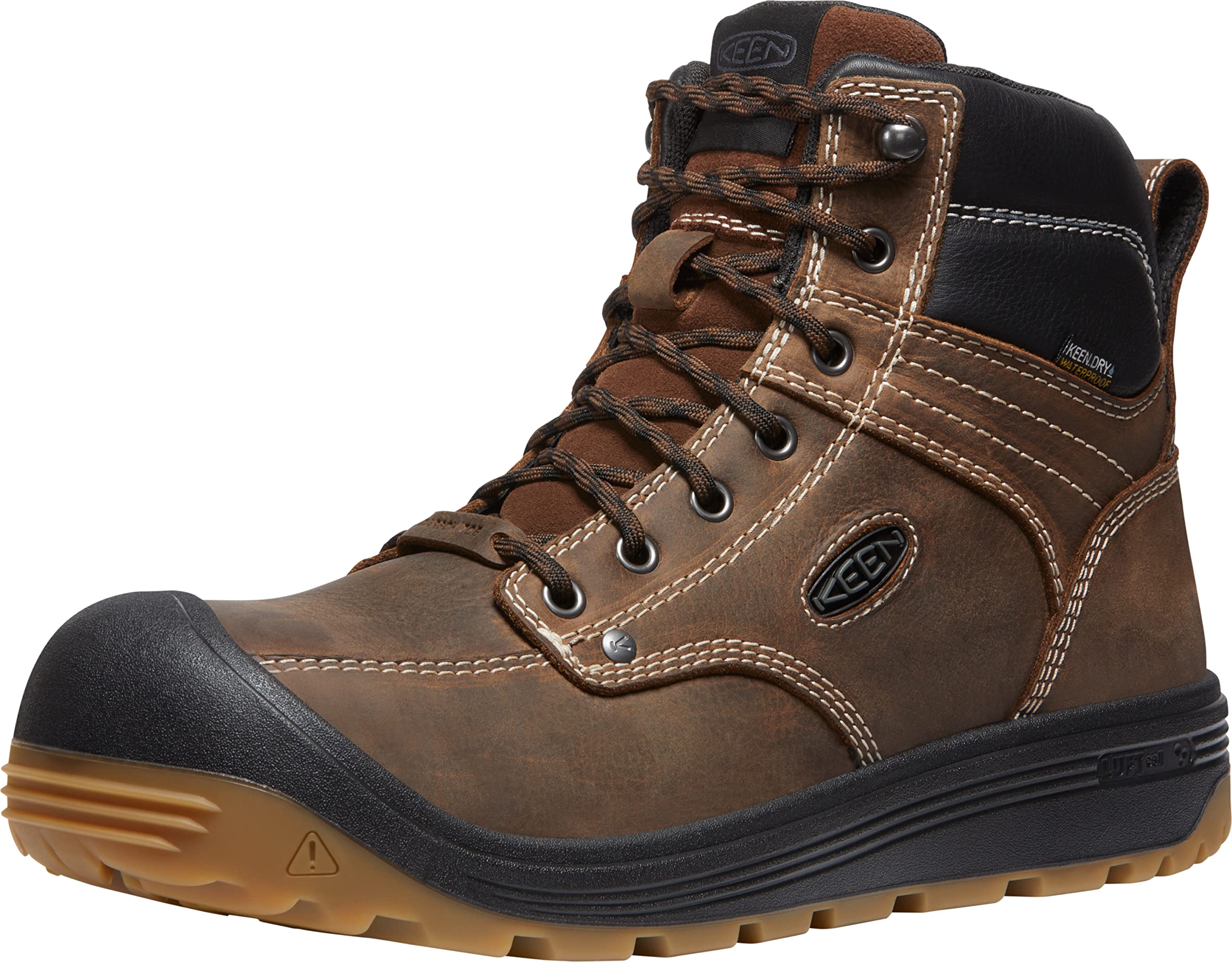 KEEN Utility Men's Fort Wayne 6” Waterproof Composite Toe Wedge Work Boots