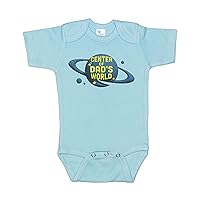 Baby Space Outfit/Center Of Dad's World/Galaxy Onesie/Super Soft Bodysuit