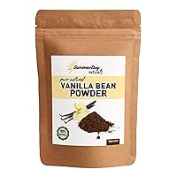 Vanilla Bean Powder, 3.53 Oz - Raw Ground Vanilla Bean - Unsweetened, Gluten-Free - EXTREMELY FRESH - Ground Moments Before Packaging!