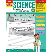 Evan-Moor Science Lessons and Investigations, Grade 5, Homeschool and Classroom Teaching Resource Workbook, Reproducible Worksheets, Observe, Analyze, ... Physical (Science Lessons & Investigations)