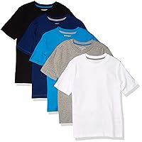 Amazon Essentials Boys and Toddlers' Short-Sleeve T-Shirts, Multipacks
