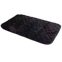 Petmate SNOOZZY BLACK 29X18 QUILTED MAT