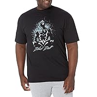 Marvel Big & Tall Classic BB Men's Tops Short Sleeve Tee Shirt, Black, 3X-Large