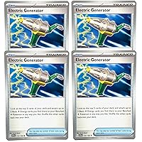 Electric Generator 170/198 - Scarlet & Violet - Pokemon Trainer x4 Card Lot - Playset 4X