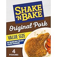 Shake 'N Bake Original Pork Seasoned Coating Mix Value Size (4 ct Packets)