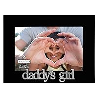 Malden International Designs 4305-46 Daddy's Girl Expressions Picture Frame, 4x6, Black