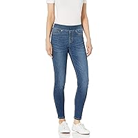 Amazon Essentials Women's Stretch Pull-On Jegging (Available in Plus Size), Medium Blue, 10 Long