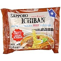 Sapporo Ichiban Instant Noodle Bag, Beef, 3.5 oz