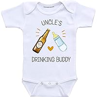 Uncle's Drinking Buddy Funny Infant Clothes