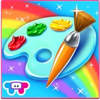 Paint Sparkles Draw - My First Coloring Book HD!