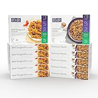 HMR Stroganoff Risotto Entree Combo Pack, 12 Servings, Creates 6 Hearty Meals