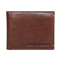 Lucky Brand Men's Embossed Bifold Wallet (Available in Cotton Canvas Or Leather)