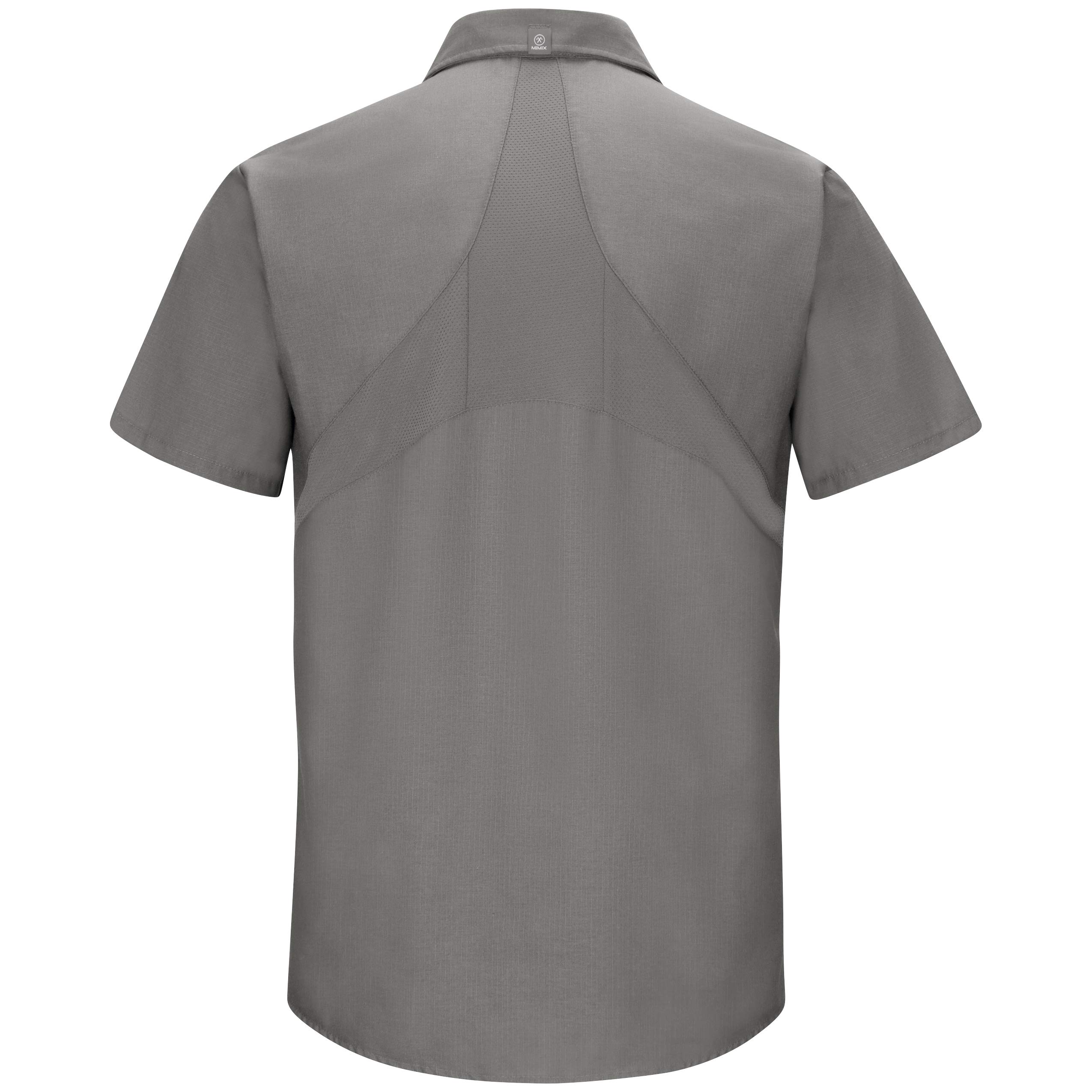 Red Kap Men's Short Sleeve Work Shirt with Mimix