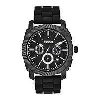 Machine Men's Watch with Stainless Steel or Leather Band, Chronograph or Analog Watch Display