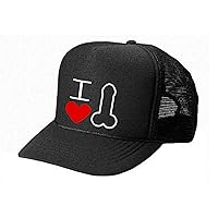 Funny hat - I Heart Pen - Cool Stylish Apparel Accessories (Black)