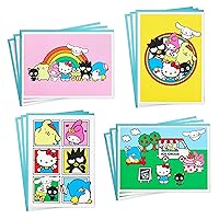 Hallmark Sanrio Hello Kitty Card Assortment (12 Blank Cards with Envelopes) for Birthdays, Back to School, Any Occasion