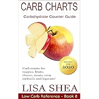 Carb Charts - Carbohydrate Counter Guide (Low Carb Reference) Carb Charts - Carbohydrate Counter Guide (Low Carb Reference) Kindle Paperback