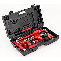 6 Ton Porta Power Hydraulic Jack, Upgraded Hydraulic Combined Multifunctional Jack for car Repairs,Auto Body Frame Repair Kit (6 Ton)