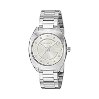 Gucci Swiss Quartz Stainless Steel Dress Silver-Toned women's Watch(Model: YA142504)