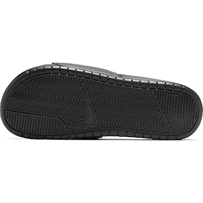 Mens Nike Benassi JDI Beach Summer Lightweight Slides Black Pool Sandals