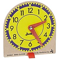 Judy Instructo Mini-Clocks - 4 1/8 x 4 inches - Set of 12, Size 6