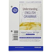 Understanding English Grammar Understanding English Grammar Hardcover eTextbook Paperback Loose Leaf Book Supplement