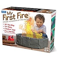 Prank-O My First Fire Prank Gift Box - Hilarious Empty Box for Father's Day & More! Funny Fake Present Box, Perfect for Birthdays, Holidays, and Parties - Wrap Your Real Gift with a Surprise Twist!