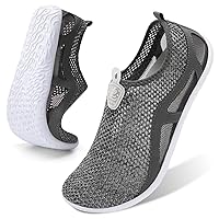 LeIsfIt Womens Mens Water Shoes Barefoot Quick-Dry Aqua Socks Slip-on Swim Beach Shoes for Surf Pool River Yoga