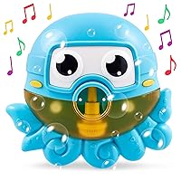 Chuchik Octopus Bath Toy. Bubble Bath Maker for The Bathtub. Blows Bubbles and Plays 24 Children’s Songs – Kids,Toddler Baby Bath Toys Makes Great Gifts for Toddlers – Sing-Along Bath Bubble Machine