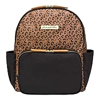 Petunia Pickle Bottom District Backpack | Baby Bag | Baby Diaper Bag for Parents | Baby Backpack Diaper Bag | Stylish, Spacious Backpack for On-The-Go Modern Moms & Dads | Shower Gift | Leopard/Black