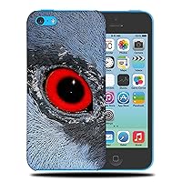 Cool Bird with RED Eye Zoomed Phone CASE Cover for Apple iPhone 5C
