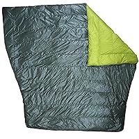 Two Person Double Wide Sleeping Bag Top Quilt 850 Down Ultralight Backpacking Camping Blanket - 3.3 lbs Rated for 20 Degrees Water Resistant
