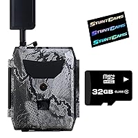 Spartan Ghost GoLive M Multi-Carrier 4G LTE Smart Network Live Stream IR Trail Camera with 32GB SD Card and Stuntcam Stickers