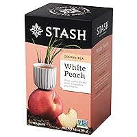 Stash Tea White Peach Wuyi Oolong Tea - Caffeinated, Non-GMO Project Verified Premium Tea with No Artificial Ingredients, 18 Count (Pack of 6) - 108 Bags Total