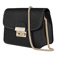 Small Crossbody Purses for Women Mini Size Faux Leather Chain Shoulder Bag Evening Clutch Purse Formal Ladies Bags