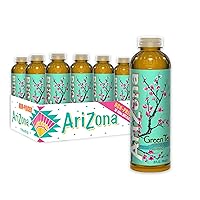 AriZona Green Tea with Ginseng and Honey, 20 Fl Oz (Pack of 12)