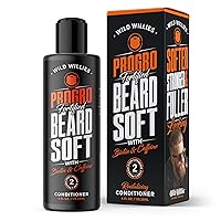 Wild Willies PROGRO Beard Growth & Revitalizing Conditioner Fortified with Biotin & Caffeine for Facial Hair Growth, Conditioner & Softener - Strengthens Follicles for Healthy Looking Beard, 4oz