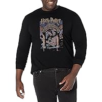 Harry Potter Big & Tall Literary Collection Sorcerer's Stone Men's Tops Long Sleeve Tee Shirt