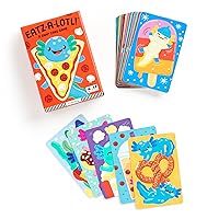Mudpuppy Eatz-A-Lotl! – Adorable Axolotl SNAP Fast Paced Matching Card Game with Quirky Illustrations of Axolotls for Children Ages 4 and Up, 2-4 Players