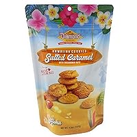 Hawaiian Cookies Salted Caramel with Macadamia Nuts 4.5 oz (127g) Resealable Pouch