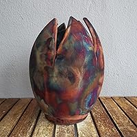 Flower Vase Ceramic Full Copper Matte S/N0000161 11