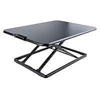 StarTech.com Adjustable Standing Desk for Laptops - Up to 8kg, 15.9in x 26.4in Platform, Ideal for Home Office
